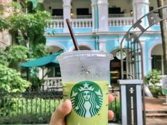 燕麦抹茶拿铁-星巴克臻选(广州沙面店)