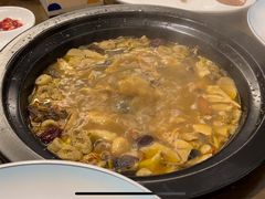 菌汤-菌乡缘·野生菌蒸汽鱼火锅(江边夜市店)