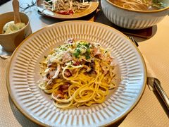 奶油培根蘑菇蛋黄意式细面-BAKER&SPICE(环贸店)