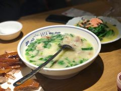 鸭架青菜泡饭-华馨园北京烤鸭