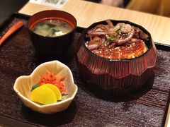 蒲烧鳗鱼拼牛肉丼-yokocho上横町·日本食街(深业上城店)