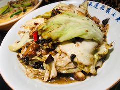 红薯叶炒包菜-吃饭皇帝大(解放西路店)
