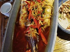仔姜双椒烤江团-听香·678茶铺(猛追湾店)