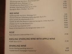 菜单-瓦格纳苹果酒德国风味餐馆
