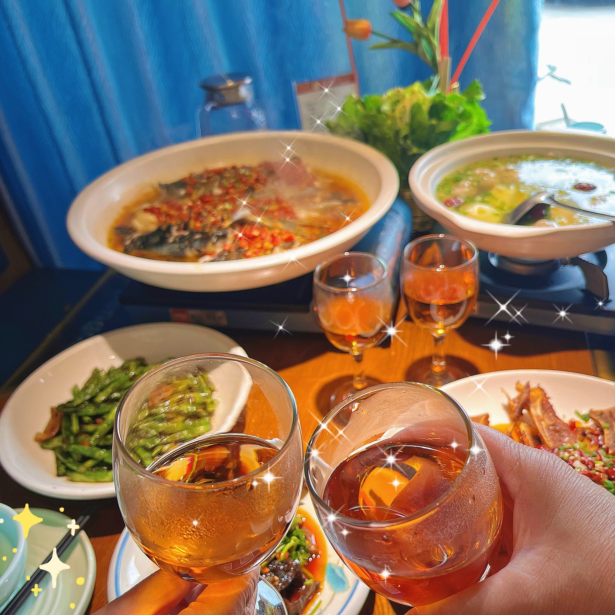 三五好友,彭厨小聚 推杯换盏,不甚快哉