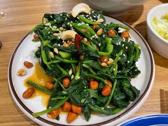 果仁菠菜-金豆角砂锅焖面(安贞店)