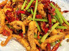 干煸鱿鱼须-渔家风味·鲅鱼水饺·央视展播·海鲜天津菜(开发区店)