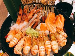豪华刺身三拼-赤坂亭M9和牛烧肉(世博源店)