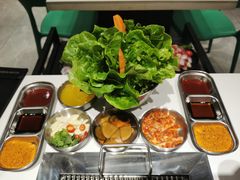 -山野的朋友露营炭火烤肉