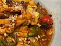 辣味茄汁香草鸡扒意大利面-Pennehut畔尼意面(杭州万象城店)