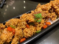 巧厨散炸芝麻羊-北京王府井希尔顿酒店·秦唐中餐厅Chynna