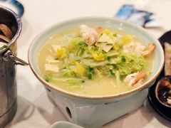 鲜虾白菜炖冻豆腐-渔娘渔家丹东海鲜(东直门店)