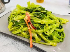 虾酱啫通菜-天宝食坊·啫啫煲大排档(西华路店)