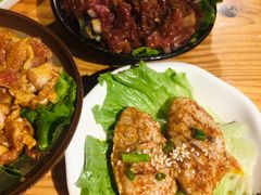 蒜香鸡翅中-胖记烤肉(江汉路店)