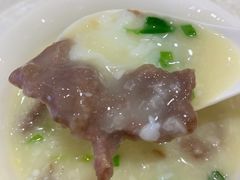 窝蛋牛肉粥-顺德渔村·岭南一号