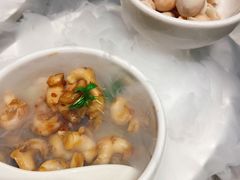 辣酒汁花螺配夏威夷果-木守西溪溪隐餐厅