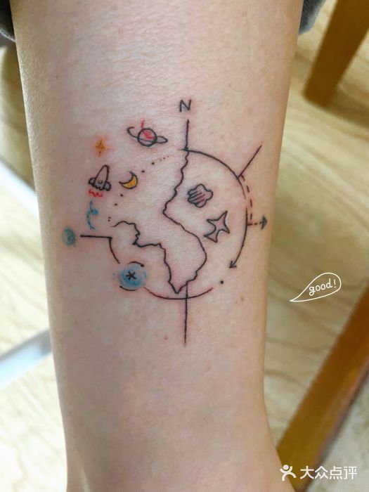 鳌首刺青纹身 穿孔饰品店图片