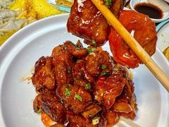 -东来菜馆•手抓海鲜家常菜•海鲜锅贴(鸽子窝店)