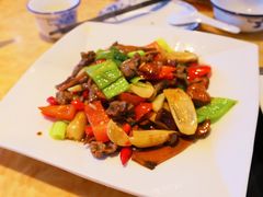 野生菌炒牛肉-利群贵州菜馆(北大资源梦想城店)