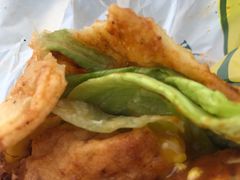 -小红车炸蛋葱油饼