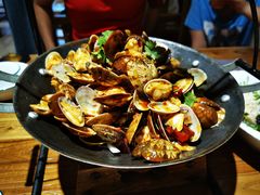 -东来菜馆•手抓海鲜家常菜•海鲜锅贴(鸽子窝店)