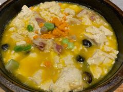 海胆金汤手掰鲜豆腐-北平食府·北京烤鸭(北京西站六里桥店)