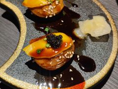炙烧鹅肝芒果鱼籽手握-AJIYA·池袋日式烧肉自助(天津万象城店)