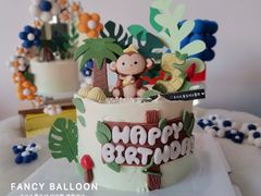 -卡比儿童蛋糕·心意定制·低脂零卡糖动物奶油FancyBALLOON(滨海店)