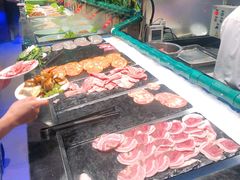 自助取餐区-聚盛源蒸汽海鲜火锅烤肉自助(巨川金海岸购物广场店)