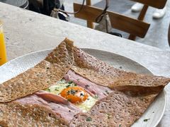 巴黎火腿鸡蛋芝士蘑菇可丽饼-RAC BAR(安福路店)