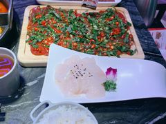 鸭血-热火朝天鲜切牛肉火锅(南强街巷店)