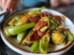 菜梗炒猪肝-菲乐餐厅(三十年经营·湖滨路店)