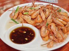 白灼河虾-芦茨金富饭庄·25年老字号·专做稻草鸡