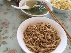 干拌面青菜汤-老虎面馆