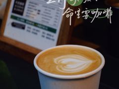 晚收甜白拿铁-SeekSeeking咖啡专门店(堰塘街店)