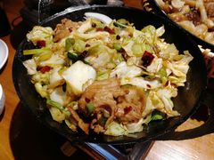 手撕包菜-华盛园卷子王农家菜水库鱼