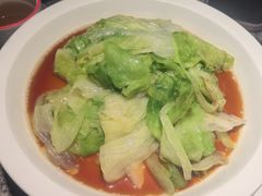 白灼生菜-新白鹿餐厅(松江开元地中海店)