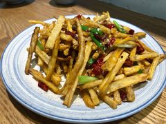 干煸藕丝-静一餐厅·湖北菜(前门创始店)