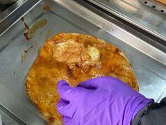 -小红车炸蛋葱油饼