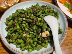 橄榄菜肉末龙豆-禾珍珠家常小馆(河南博物院店)