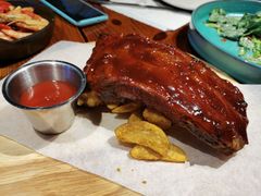 碳烤秘制猪肋排-404干式熟成牛排馆•聚会餐厅