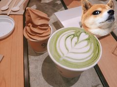 抹茶拿铁-% Arabica阿拉比卡咖啡烘焙工坊