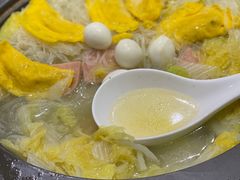 石锅鸡汤烩手工蛋饺-金枝玉叶上海人家食府(三里河店)