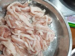 姜葱炒猪颈肉-盈田盈粥庄(博山东路店)
