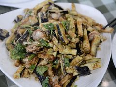 茄子拌扇贝-华圆美食