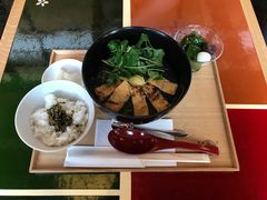 茶蕎麦セット-中村藤吉(本店)