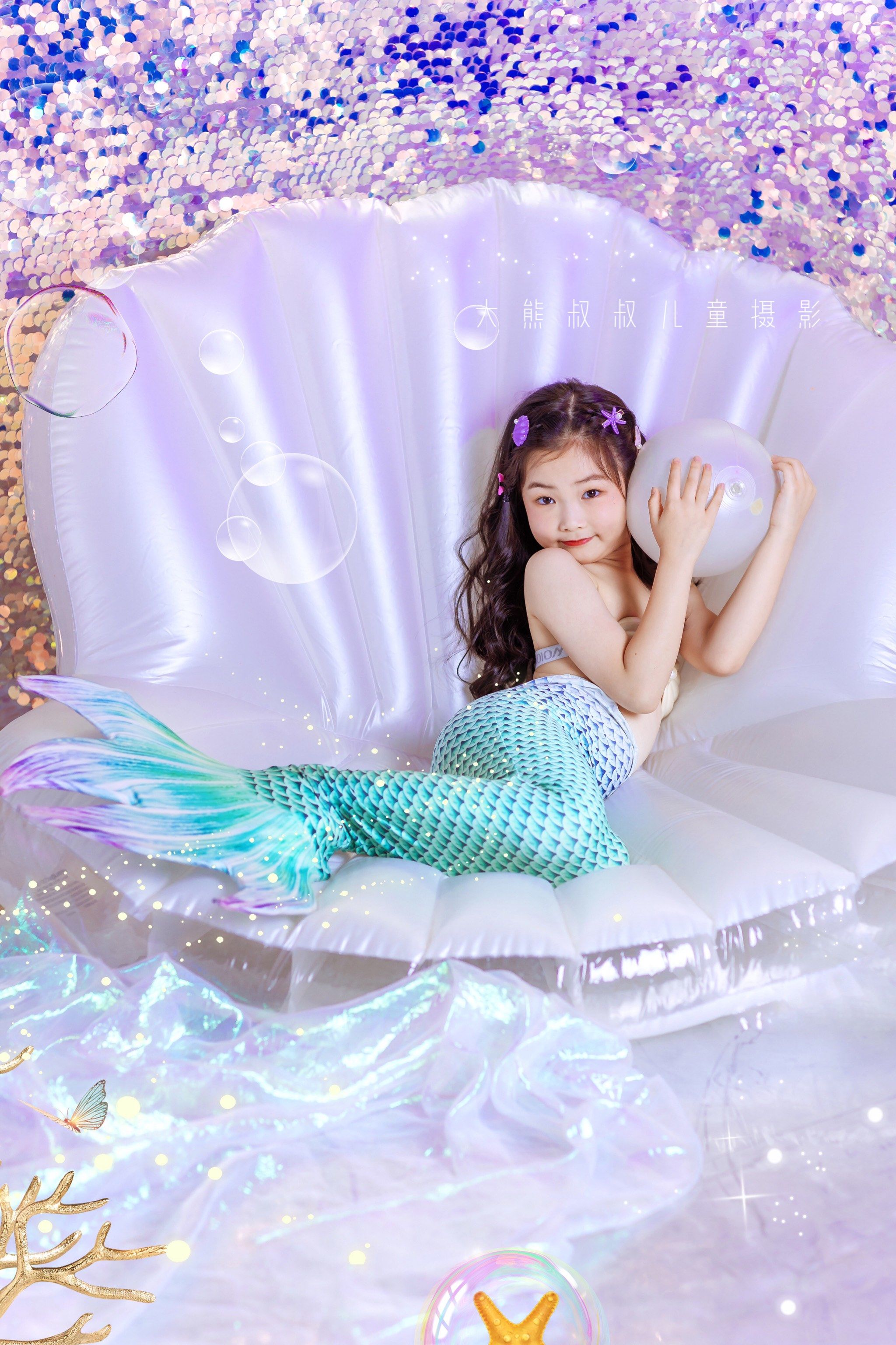 终于实现女儿的小美人鱼梦想🧜🏻‍♀️
#美人鱼 #儿童摄影