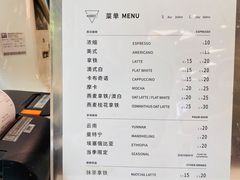 菜单-Manner Coffee(大宁国际商业广场店)