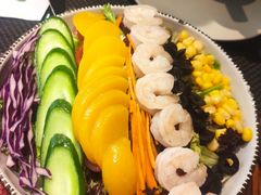 黄桃大虾沙拉-摇滚披萨(长春街店)