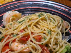 橄榄油点西兰花大虾意面-澳骄 Aussie Kitchen·手工披萨·西餐(国大店)